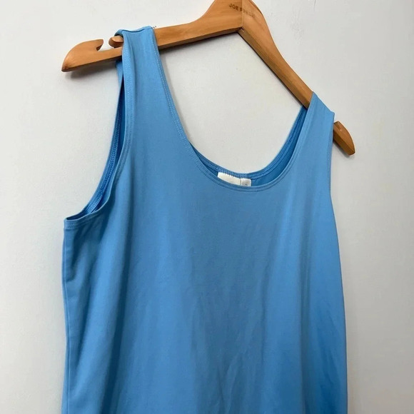 Chicos Blue Tank Top | Size 2 (Plus) - Picture 2 of 5